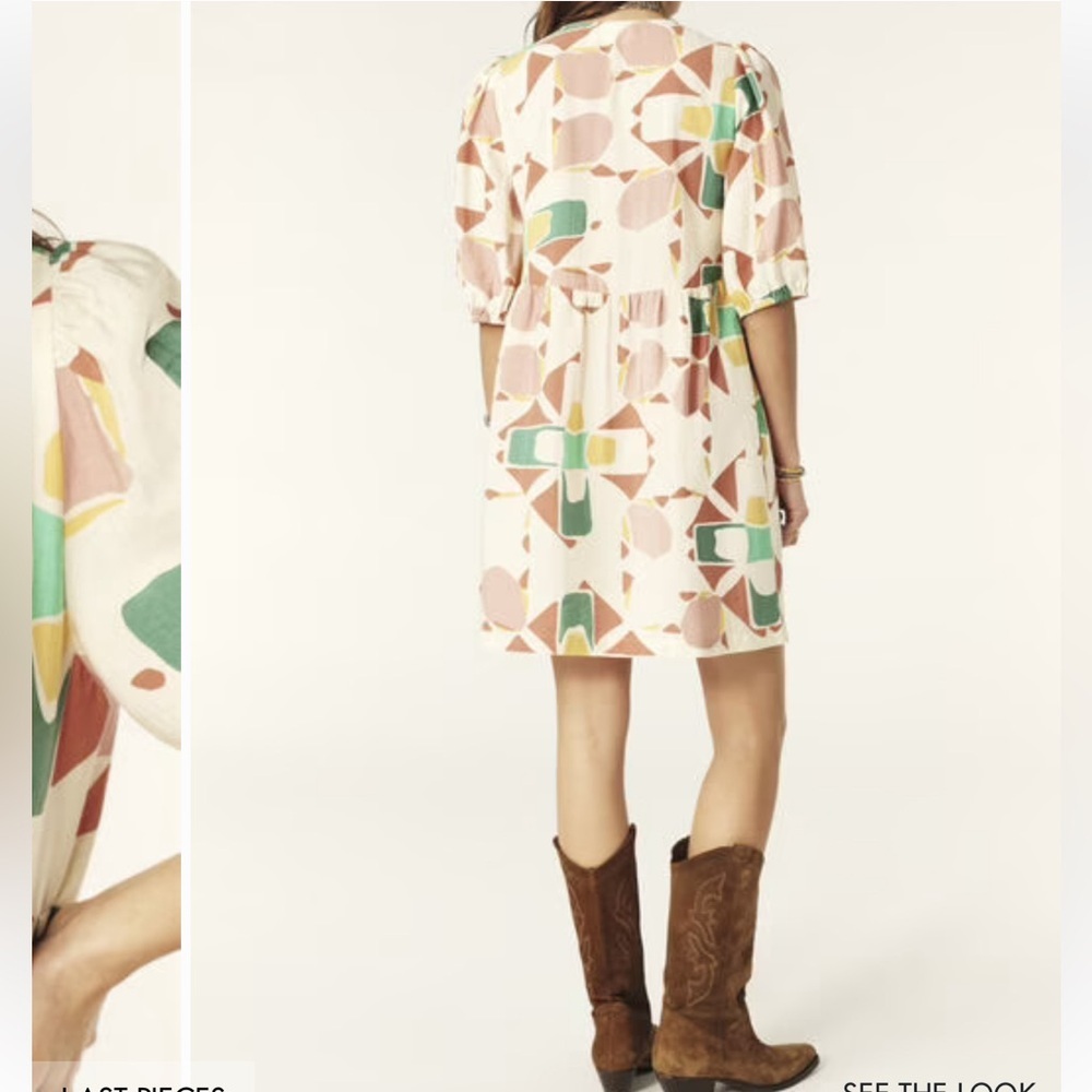 BA&SH ARANCIA Short loose dress - Picture 3 of 10